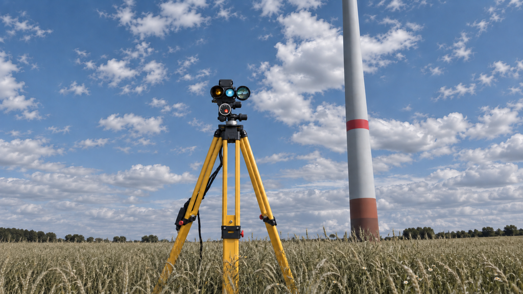 Dynamic laser blade angle measurement on a wind turbine
