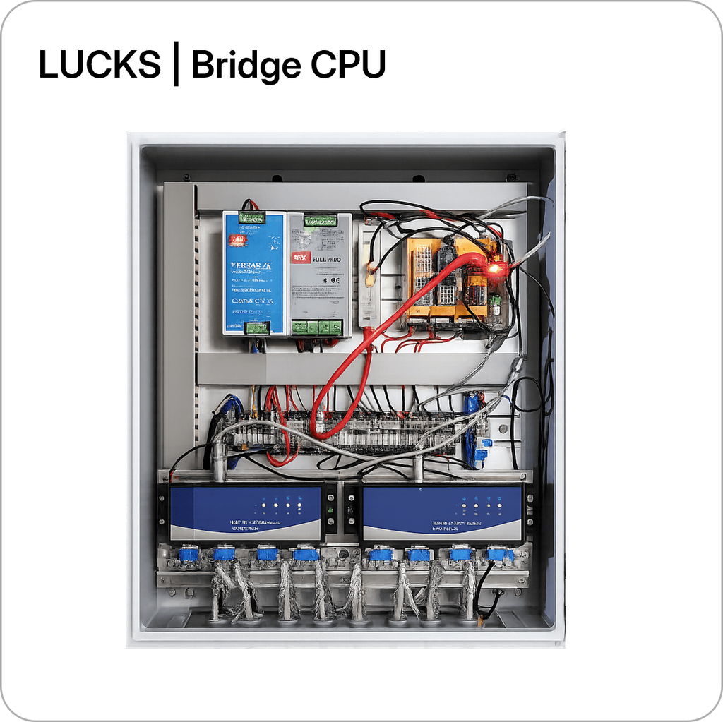 Bridge CPU for on-site measurement data acquisition