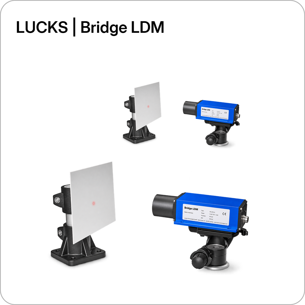Bridge LDM laser measurement lines for bridge monitoring